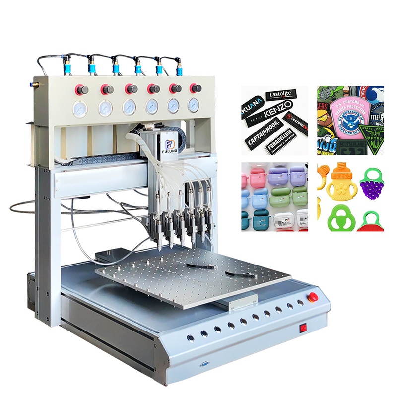 380V Rubber Making Machine Patch Soft Silicone Pvc Logo Label Printing Machine