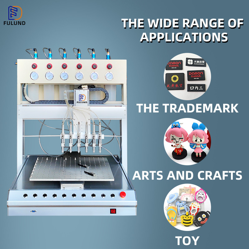 380V Rubber Making Machine Patch Soft Silicone Pvc Logo Label Printing Machine