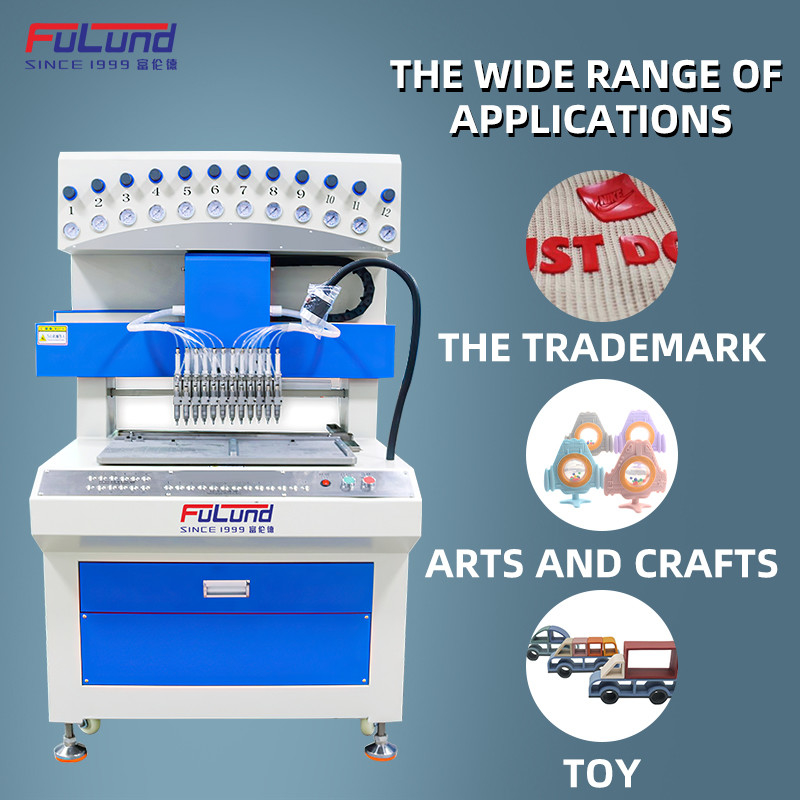 18 Color Rubber Making Machine , Machine To Make PVC Patches Fully Automatic